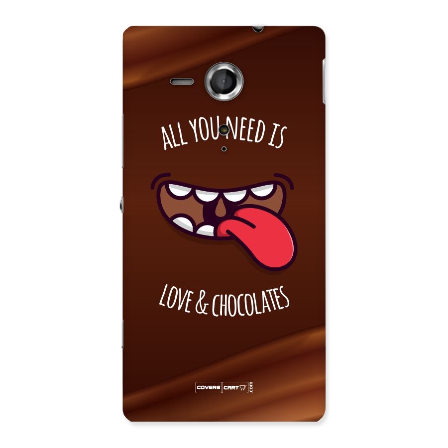 Love and Chocolates Back Case for Sony Xperia SP