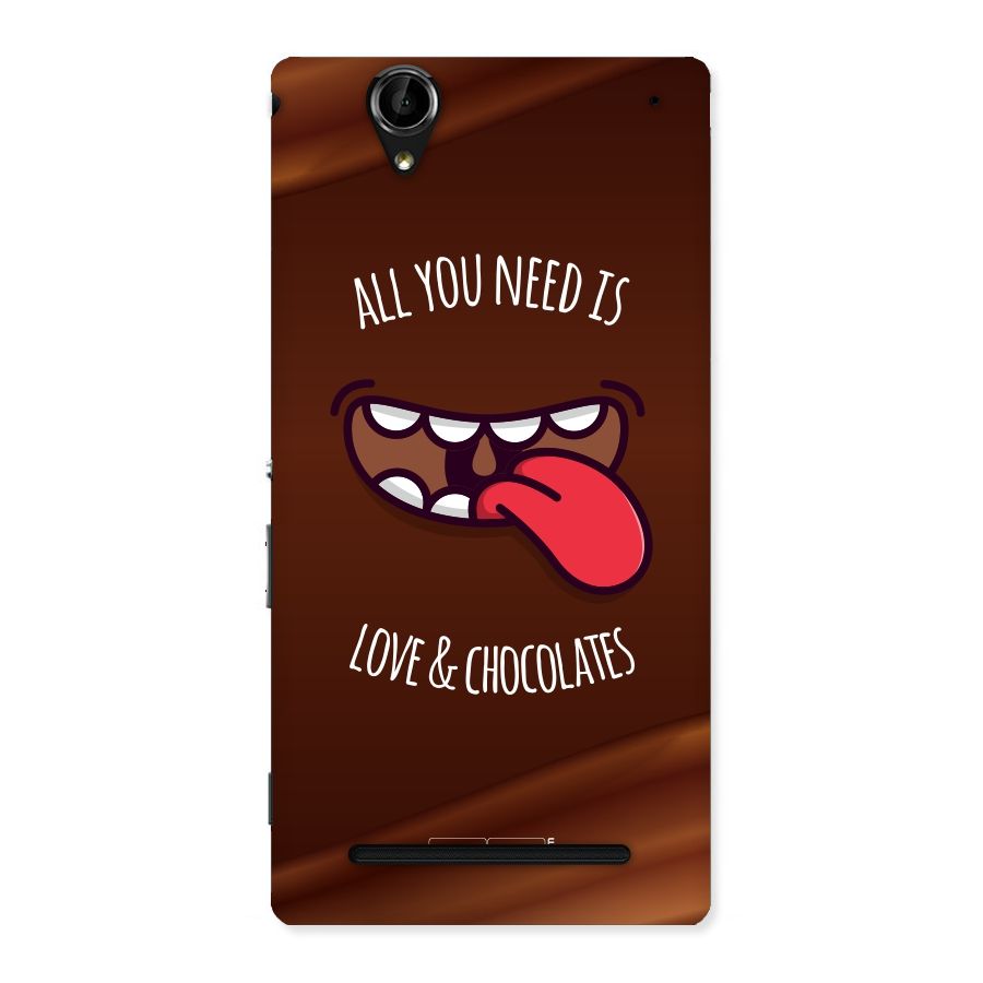 Love and Chocolates Back Case for Sony Xperia T2