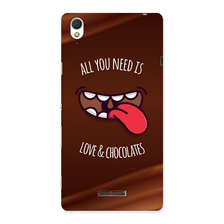 Love and Chocolates Back Case for Sony Xperia T3