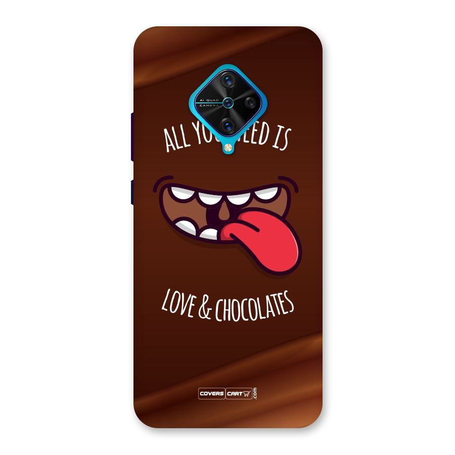 Love and Chocolates Back Case for Vivo S1 Pro