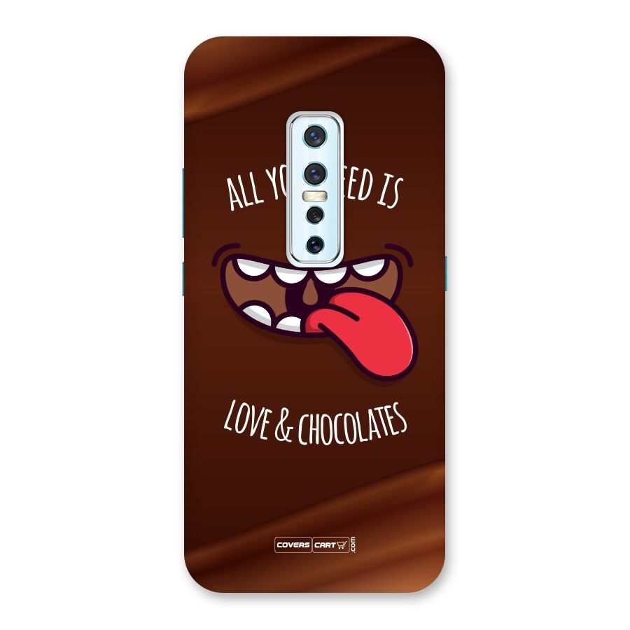 Love and Chocolates Back Case for Vivo V17 Pro