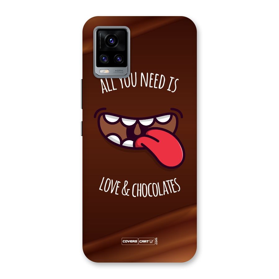 Love and Chocolates Back Case for Vivo V20
