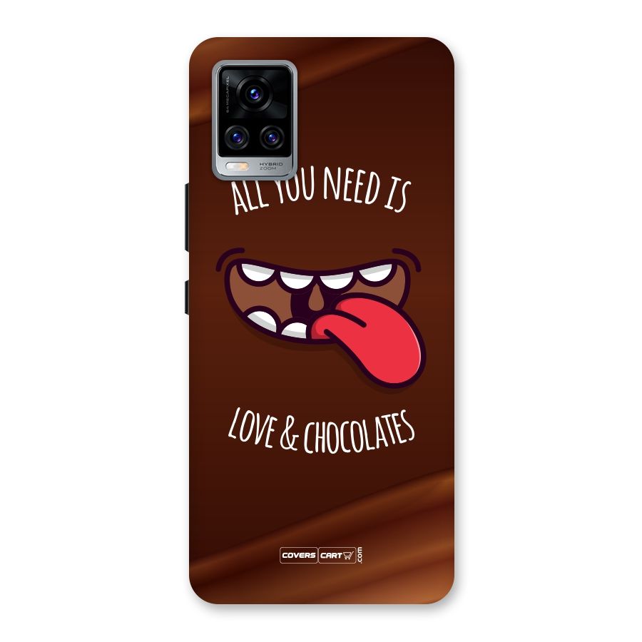 Love and Chocolates Back Case for Vivo V20 Pro