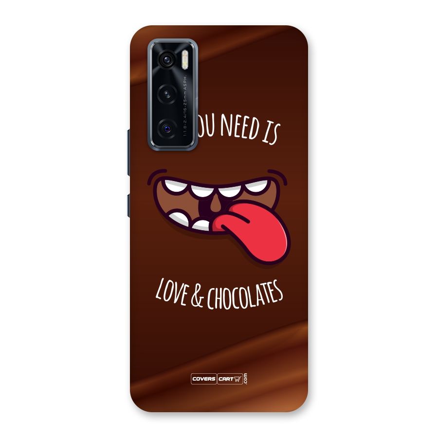Love and Chocolates Back Case for Vivo V20 SE