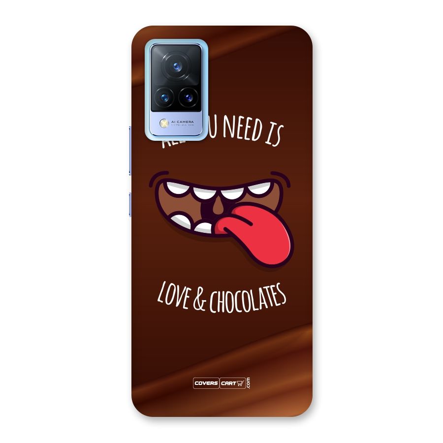 Love and Chocolates Back Case for Vivo V21 5G