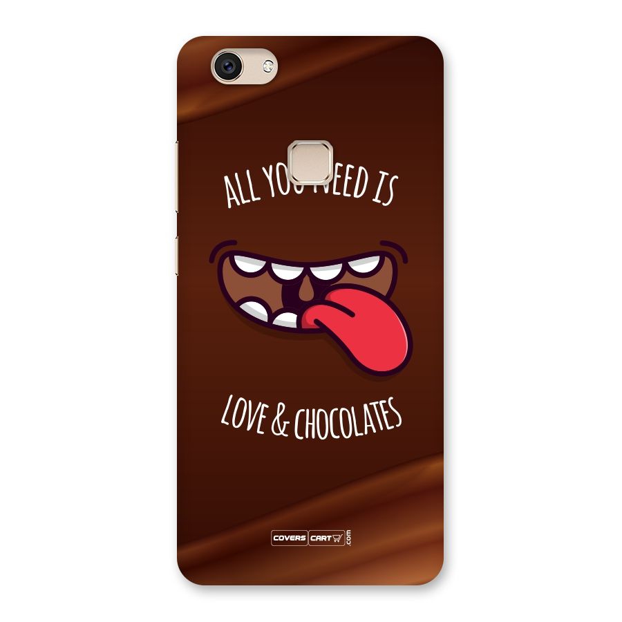 Love and Chocolates Back Case for Vivo V7