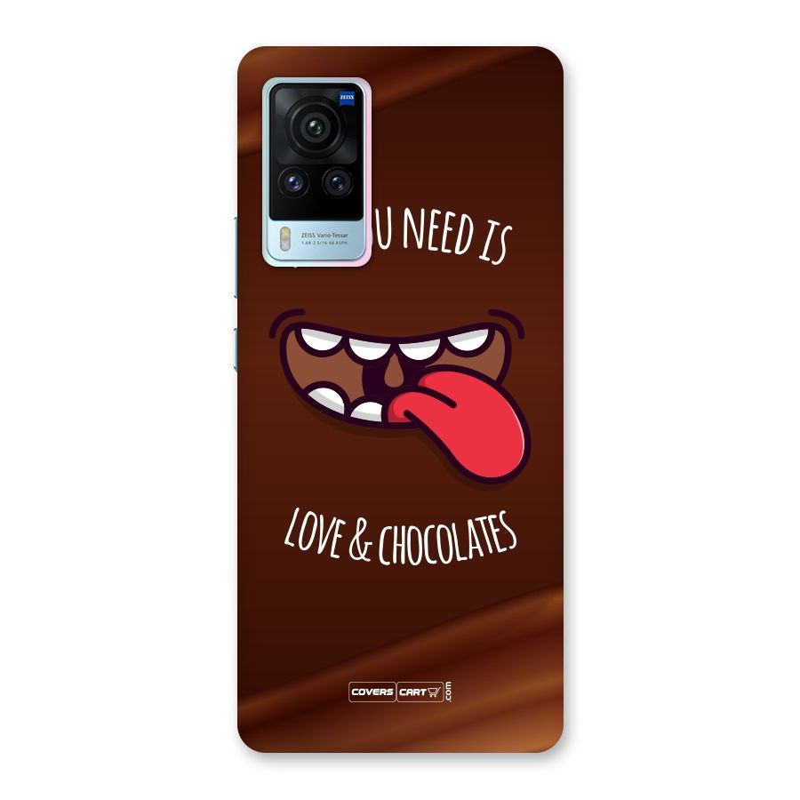Love and Chocolates Back Case for Vivo X60 Pro