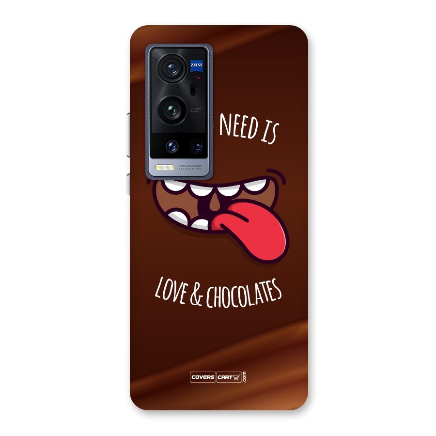 Love and Chocolates Back Case for Vivo X60 Pro Plus