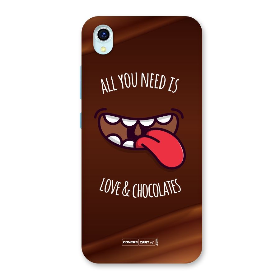 Love and Chocolates Back Case for Vivo Y1s