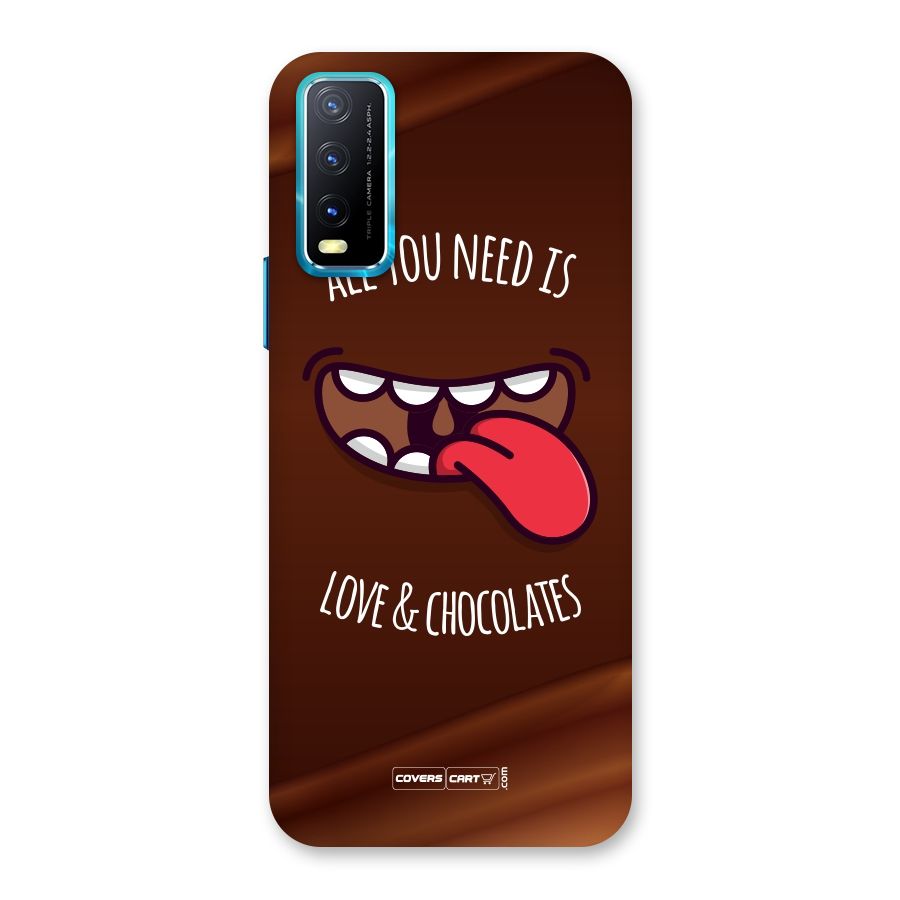 Love and Chocolates Back Case for Vivo Y20