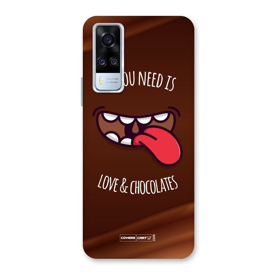 Love and Chocolates Back Case for Vivo Y31