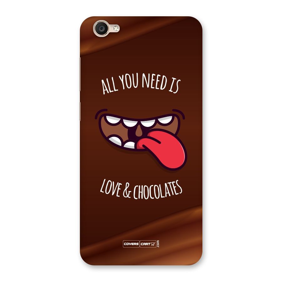 Love and Chocolates Back Case for Vivo Y55s