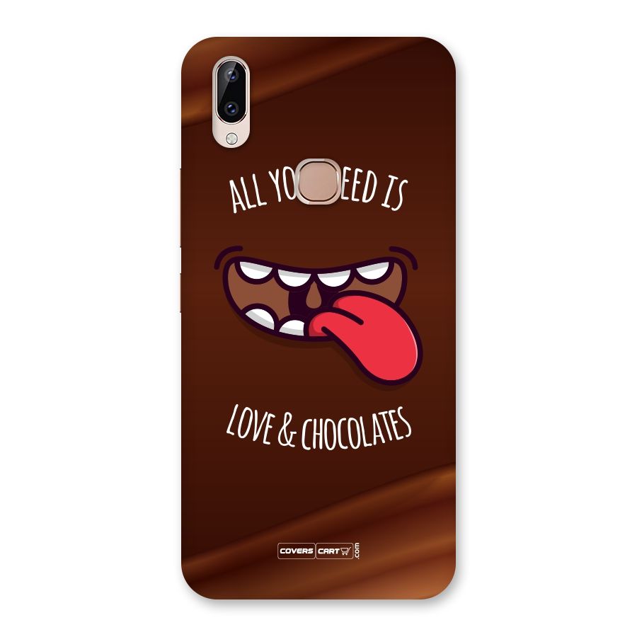 Love and Chocolates Back Case for Vivo Y83 Pro