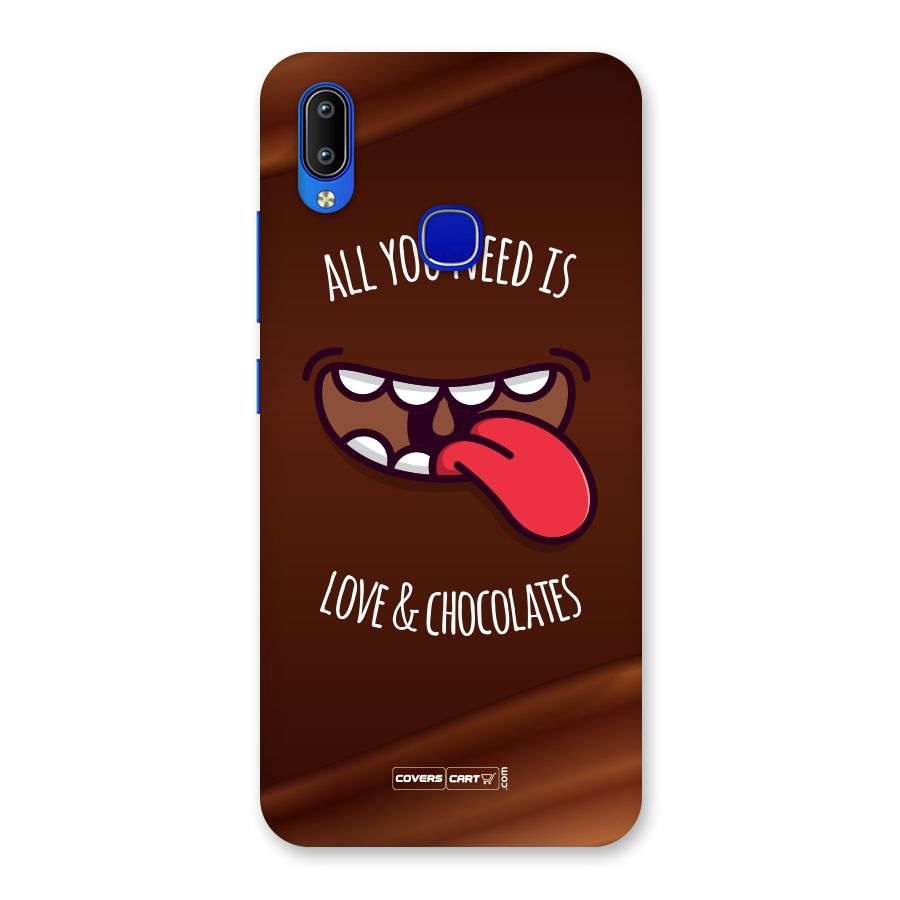 Love and Chocolates Back Case for Vivo Y91