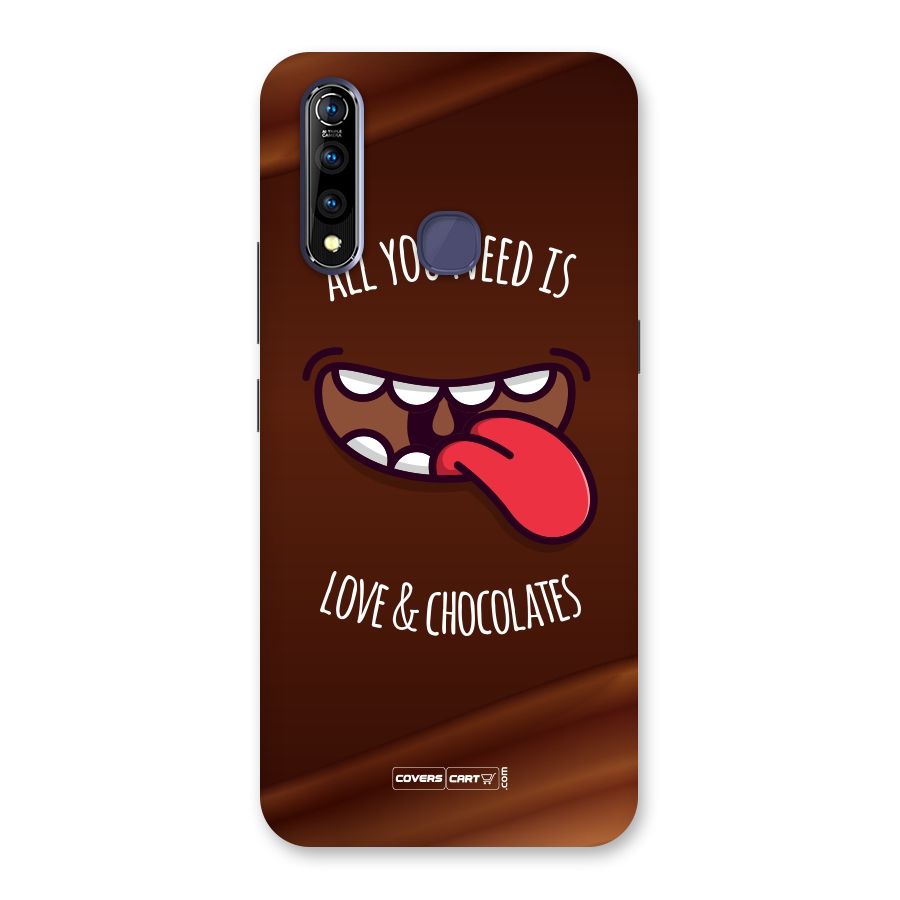 Love and Chocolates Back Case for Vivo Z1 Pro