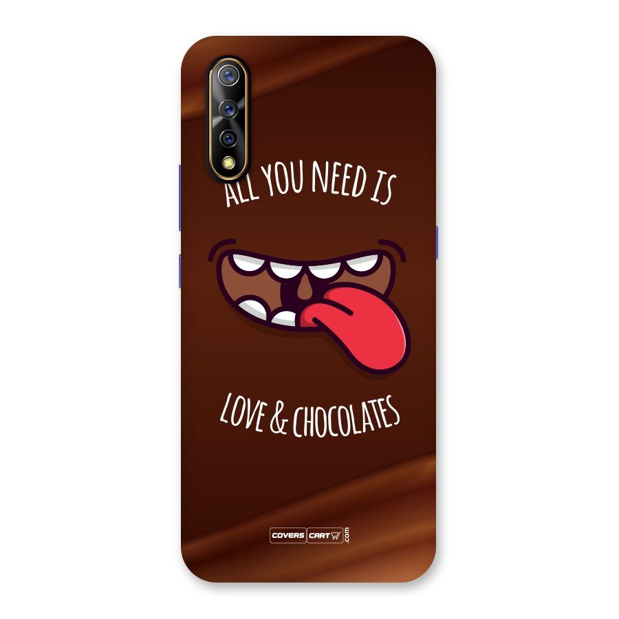 Love and Chocolates Back Case for Vivo Z1x