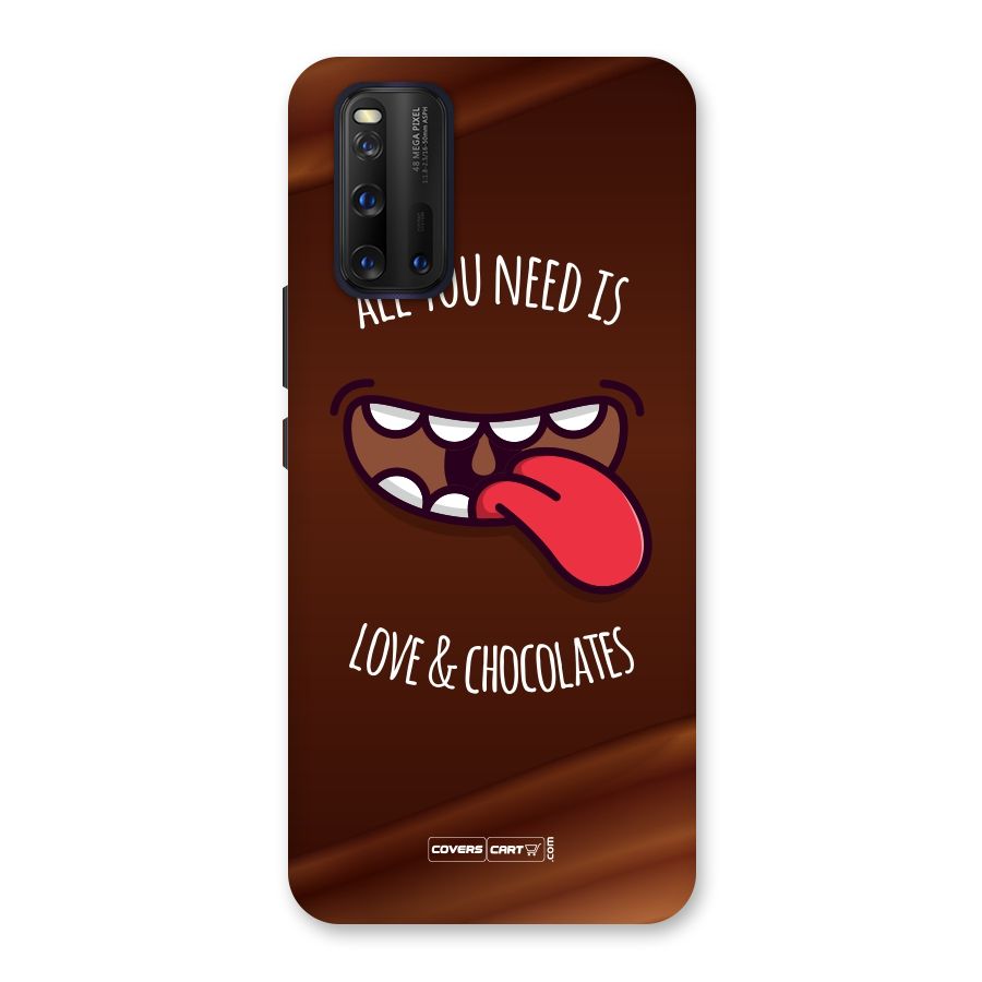Love and Chocolates Back Case for Vivo iQOO 3
