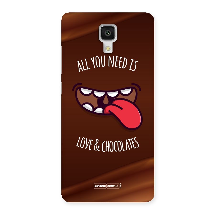 Love and Chocolates Back Case for Xiaomi Mi 4