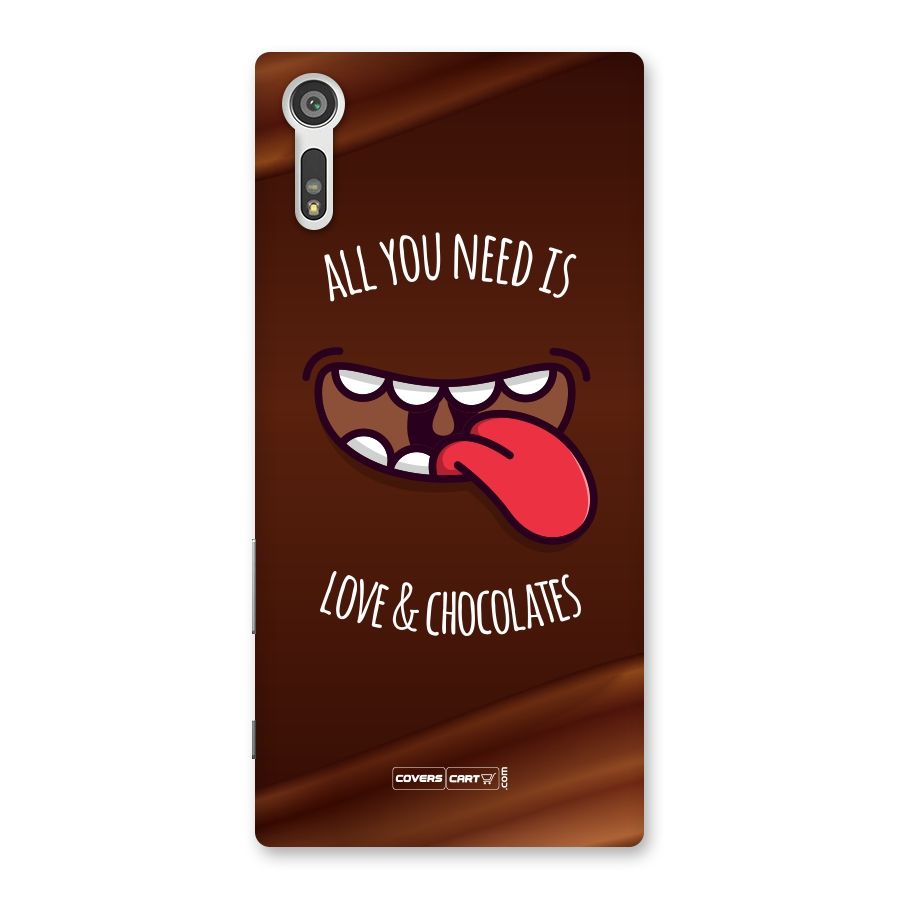 Love and Chocolates Back Case for Xperia XZ
