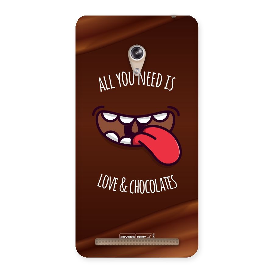 Love and Chocolates Back Case for Zenfone 6