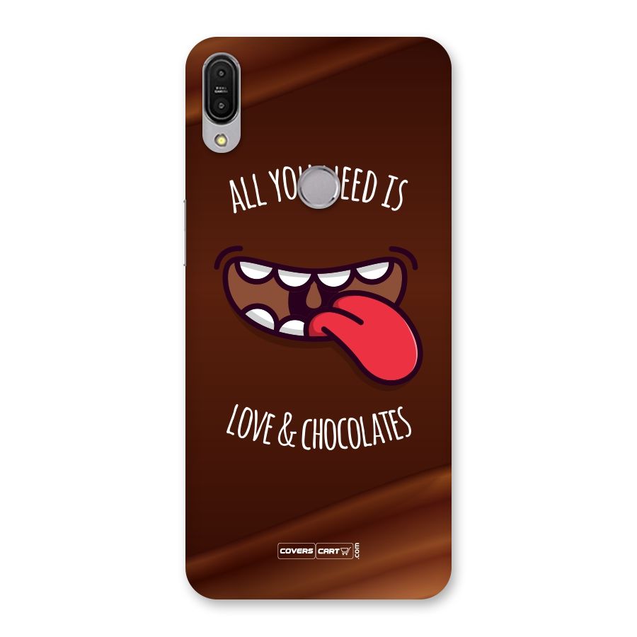 Love and Chocolates Back Case for Zenfone Max Pro M1