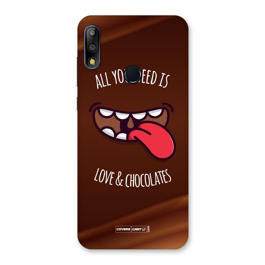 Love and Chocolates Back Case for Zenfone Max Pro M2