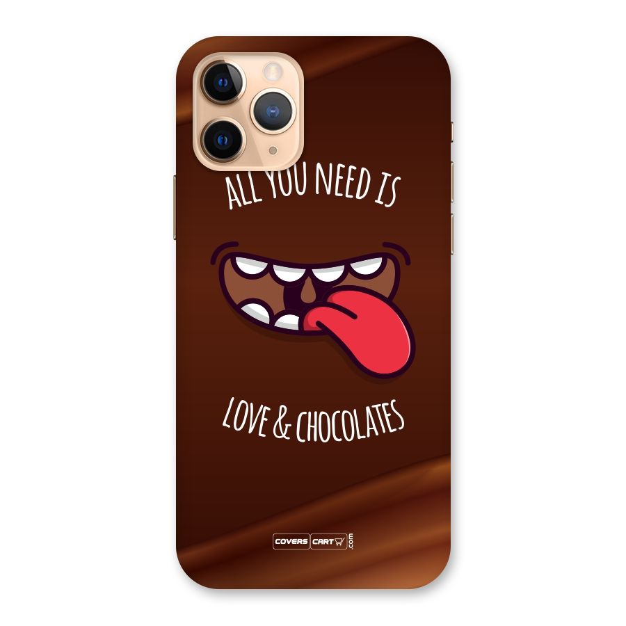 Love and Chocolates Back Case for iPhone 11 Pro