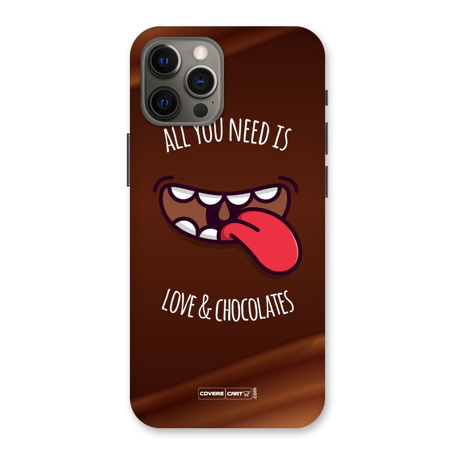 Love and Chocolates Back Case for iPhone 12 Pro Max