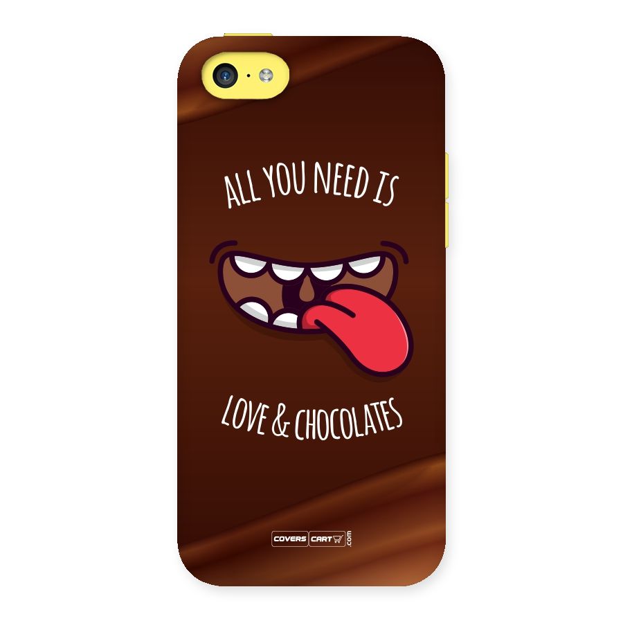 Love and Chocolates Back Case for iPhone 5C
