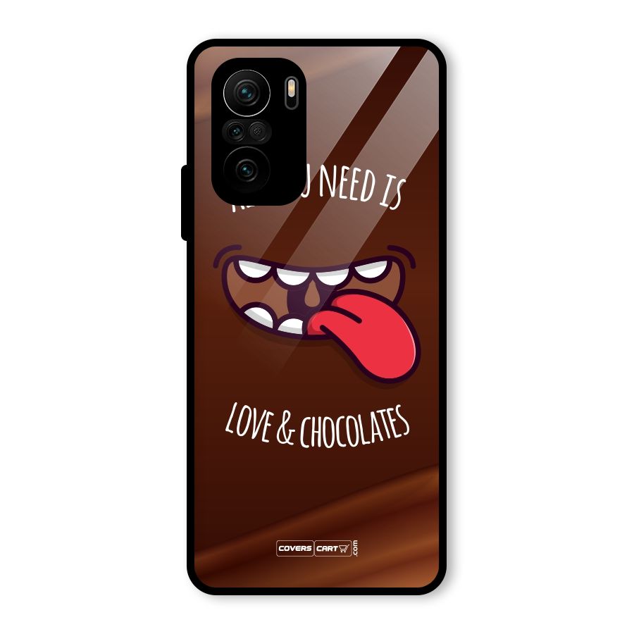 Love and Chocolates Glass Back Case for Mi 11X Pro
