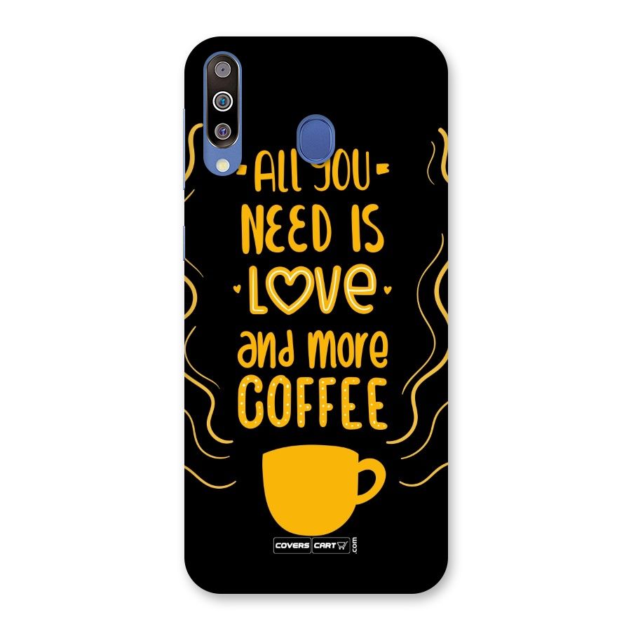 Love and More Coffee Back Case for Galaxy M30