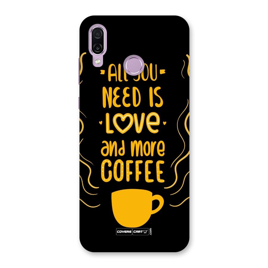 Love and More Coffee Back Case for Honor Play