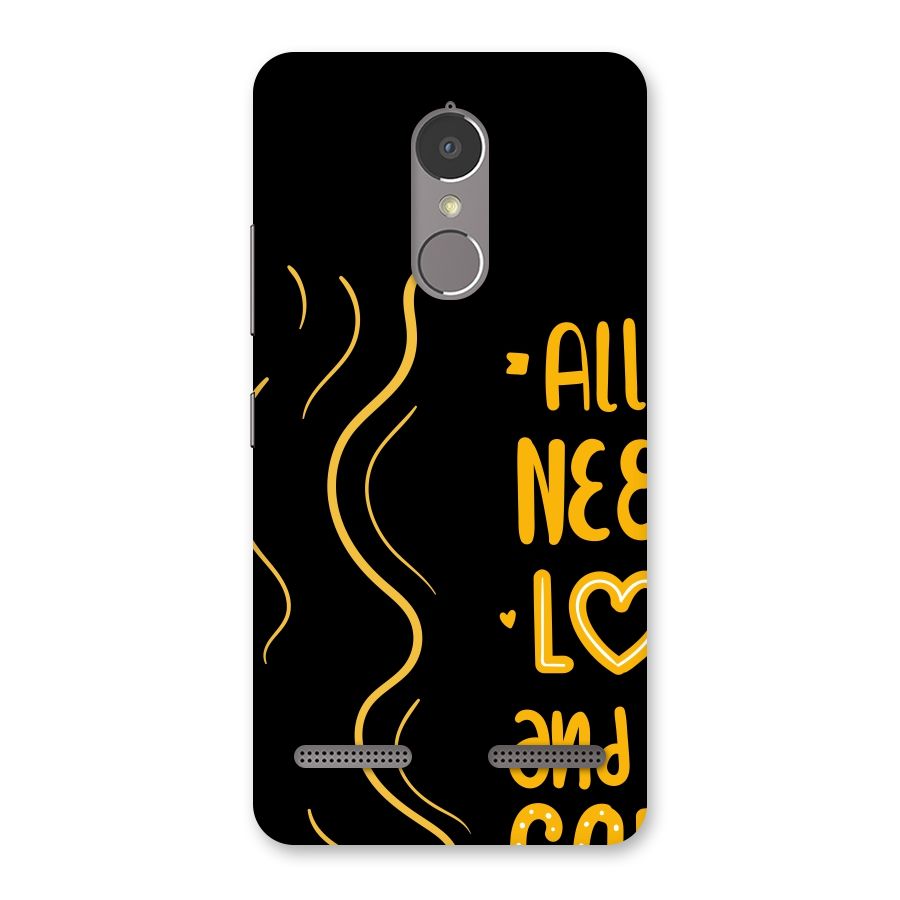 Love and More Coffee Back Case for Lenovo K6 Power