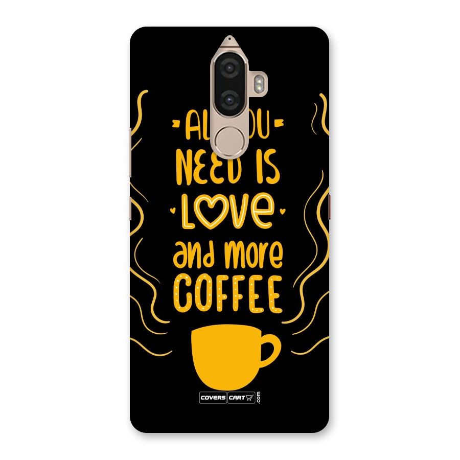 Love and More Coffee Back Case for Lenovo K8 Note