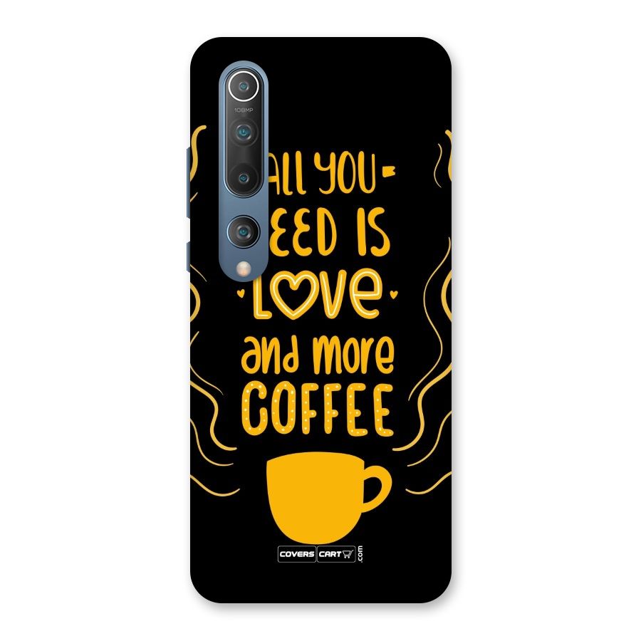 Love and More Coffee Back Case for Mi 10