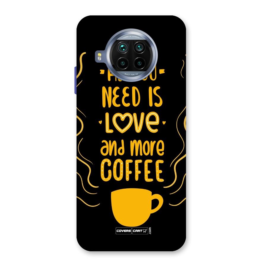 Love and More Coffee Back Case for Mi 10i