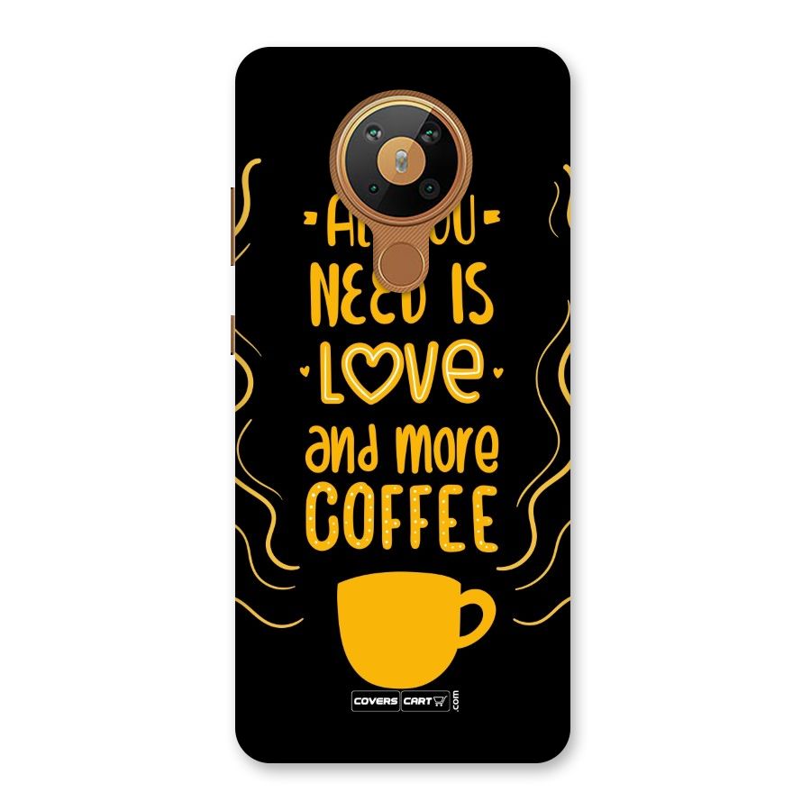 Love and More Coffee Back Case for Nokia 5.3
