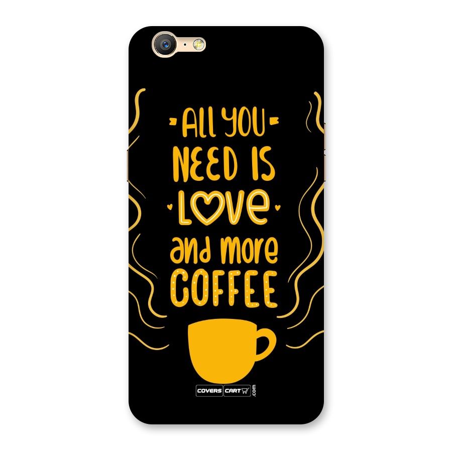 Love and More Coffee Back Case for Oppo A39