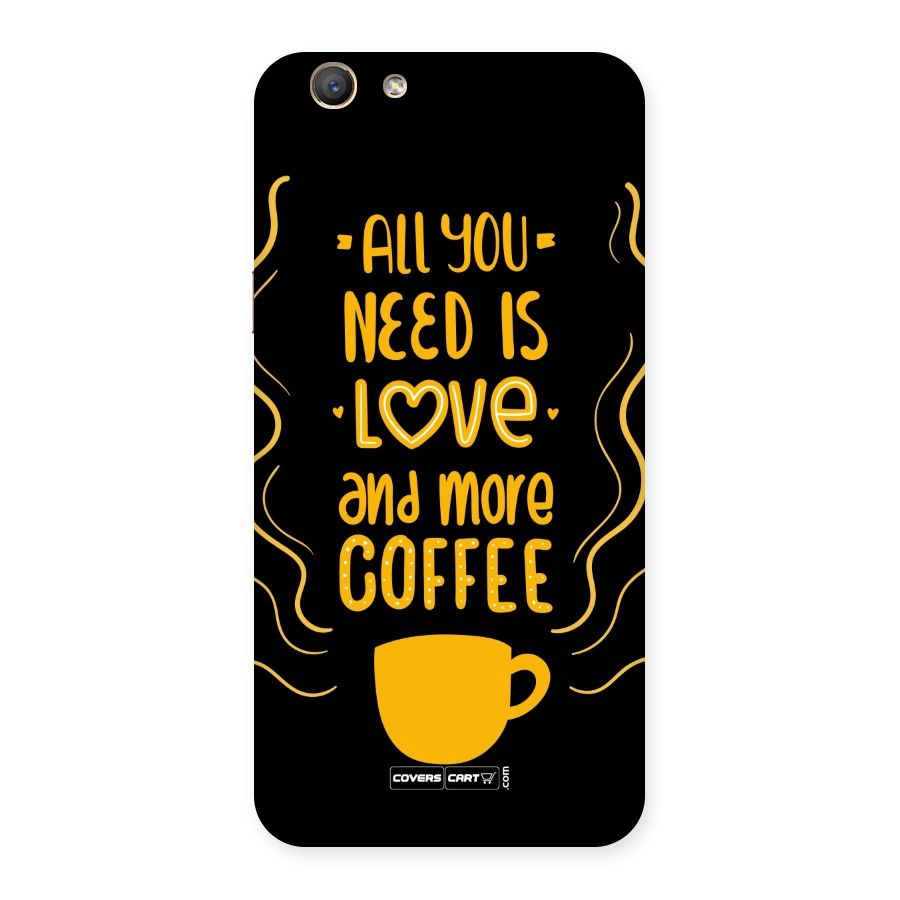 Love and More Coffee Back Case for Oppo A59
