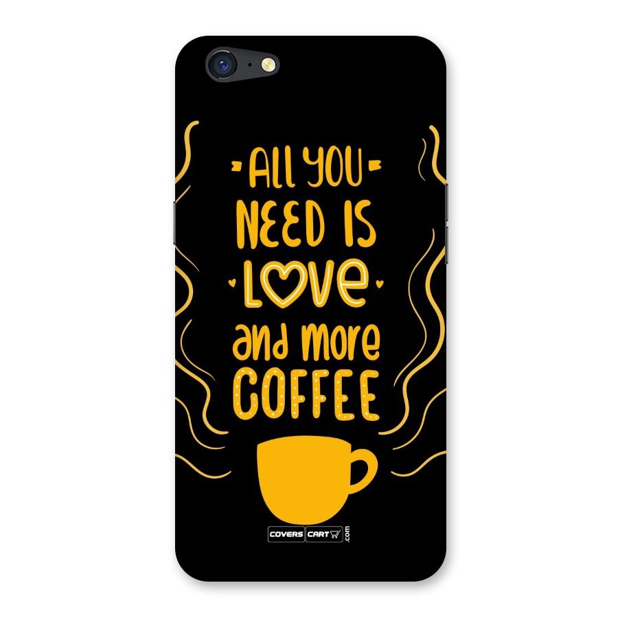 Love and More Coffee Back Case for Oppo A71