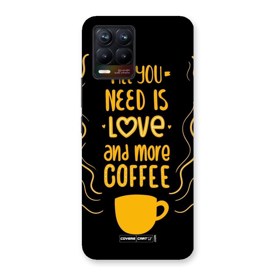 Love and More Coffee Back Case for Realme 8