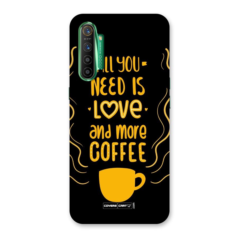 Love and More Coffee Back Case for Realme X2