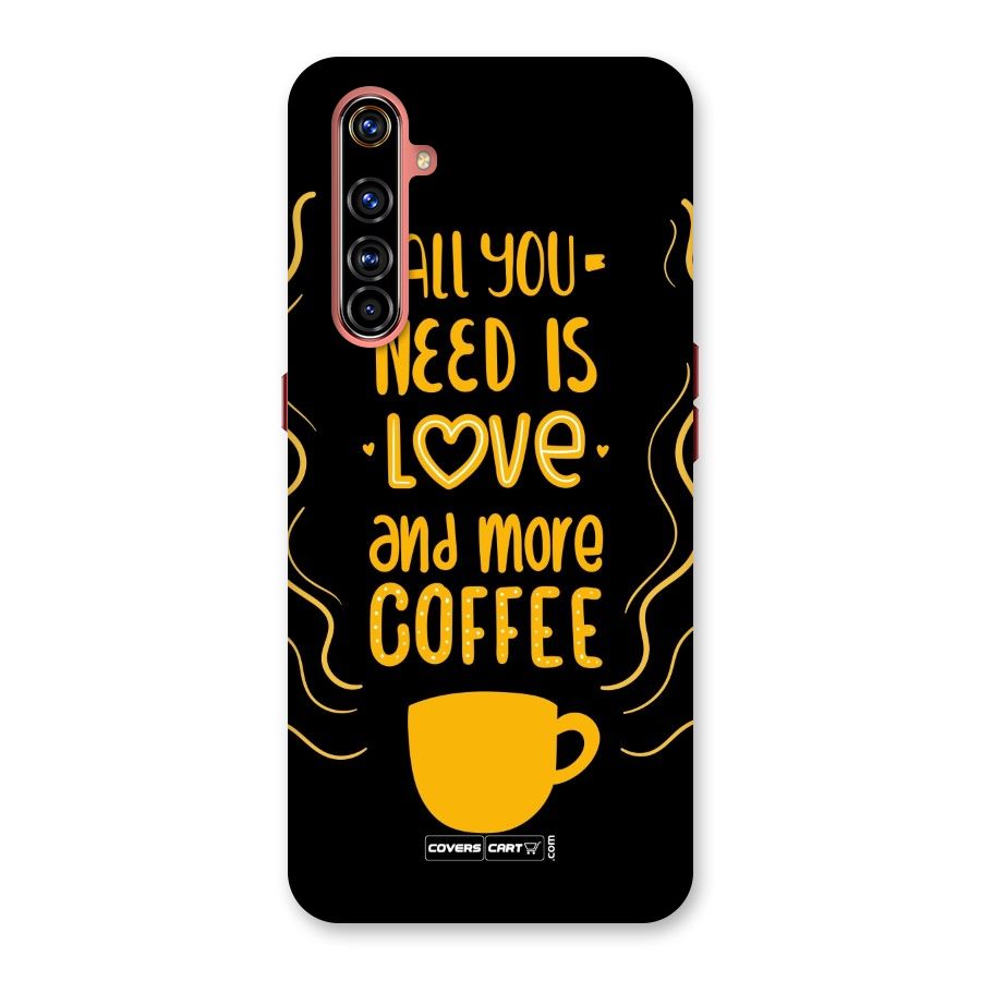 Love and More Coffee Back Case for Realme X50 Pro