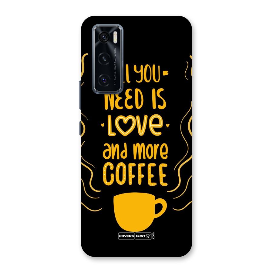 Love and More Coffee Back Case for Vivo V20 SE