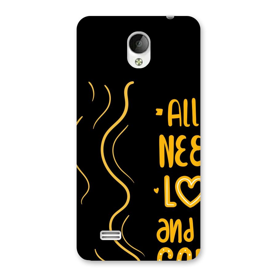 Love and More Coffee Back Case for Vivo Y21