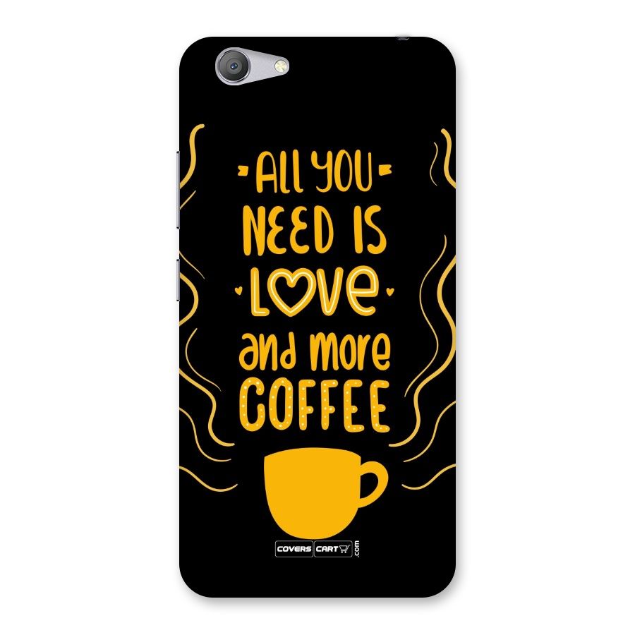 Love and More Coffee Back Case for Vivo Y53