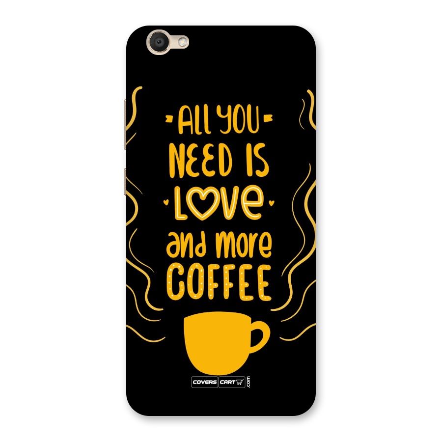 Love and More Coffee Back Case for Vivo Y67
