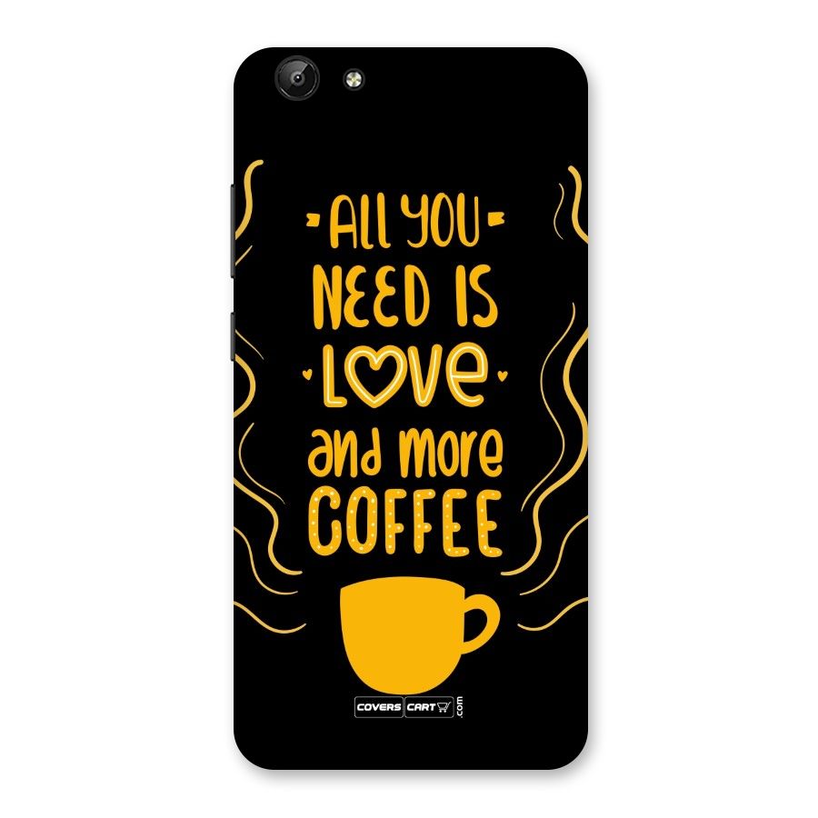 Love and More Coffee Back Case for Vivo Y69
