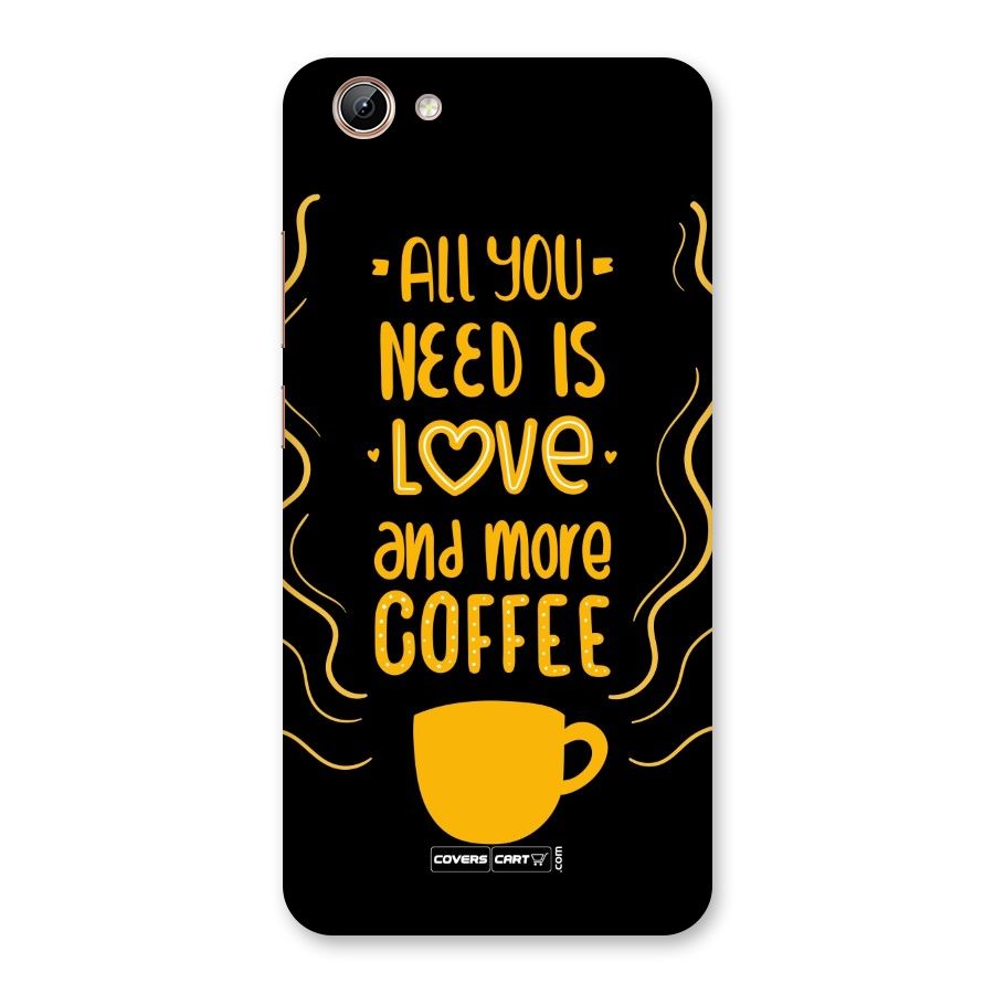 Love and More Coffee Back Case for Vivo Y71i