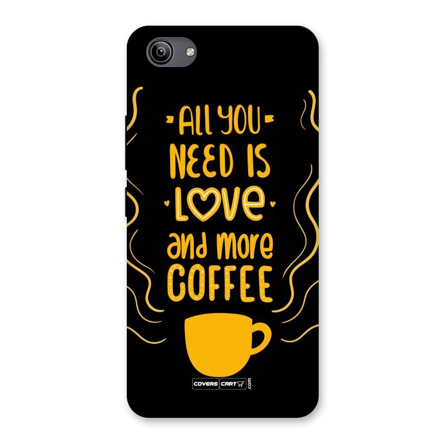 Love and More Coffee Back Case for Vivo Y81i